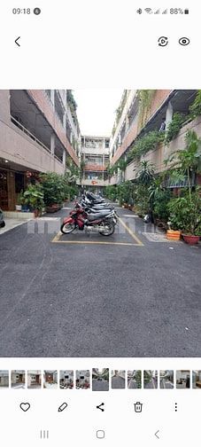 Bán căn hộ tầng trệt chung cư 482a Nơ trang long