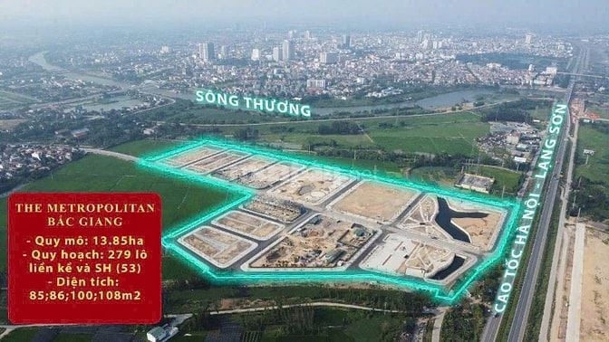 Dự án The Metropolitan Bắc Đồng Sơn, P.Bắc Giang, Tỉnh Bắc Ninh