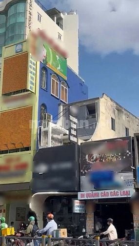 Mặt tiền Lý Thái Tổ gần Phố ẩm thực Hồ Thị Kỷ,Ngang 4,2m 5Tầng,Nở Hậu