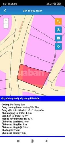 Bán đất trung tâm Đà Lạt, đường Ma Trang Sơn, P5, Lô góc 2 mặt tiền đư
