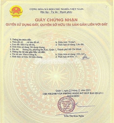 Bán nhà mặt tiền Hoàng Sa, Quận 1, hợp đồng thuê dài hạn, giá chỉ 43 t
