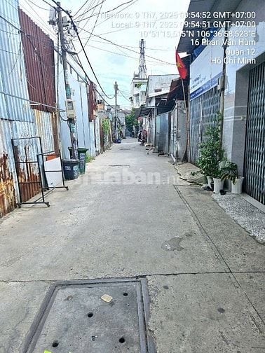 Bán đất đường Phan Văn Hùm, Tô Ký, Trung Mỹ Tây, Quận 12, 4x18, 3tỷ780