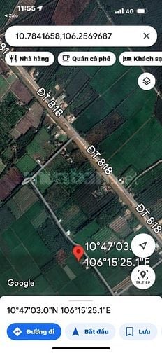 Cần bán 1170,8m2 thổ cư Ấp 3 xã Bình Hòa Hưng, Đức Huệ Long an