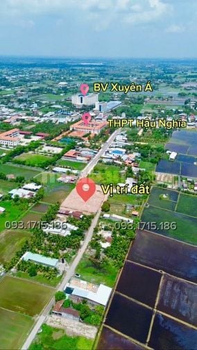 Bán 3 lô ( 5m x 25m ) đất Hậu Nghĩa cách Vinhomes 50m giá 3 tỷ090