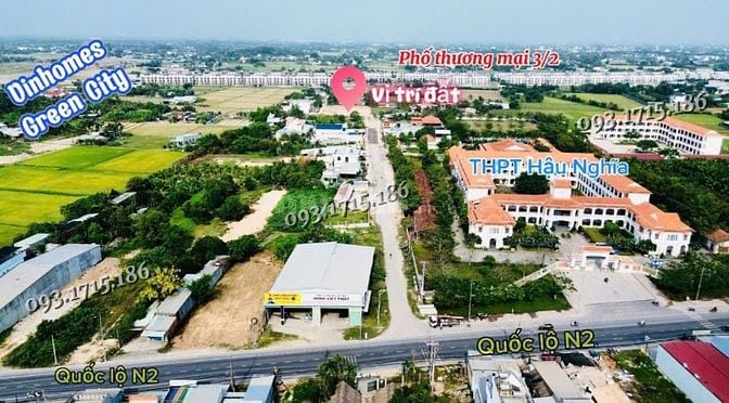 Bán 3 lô ( 5m x 25m ) đất Hậu Nghĩa cách Vinhomes 50m giá 3 tỷ090