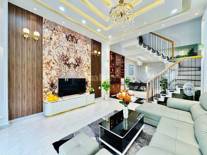 Cần tiền bán Nhà 3 lầu tuyệt đẹp Cao Cấp hẻm xe hơi Thống Nhất, P16