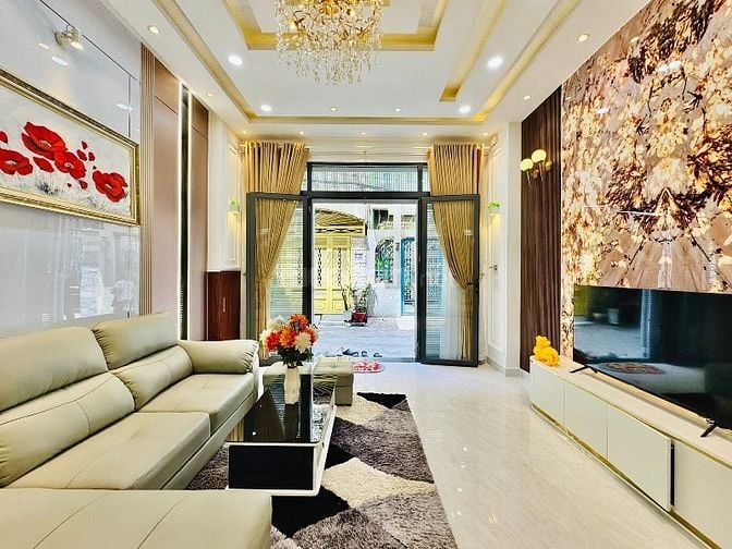 Cần tiền bán Nhà 3 lầu tuyệt đẹp Cao Cấp hẻm xe hơi Thống Nhất, P16