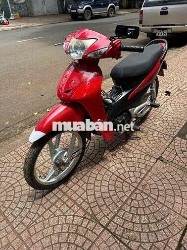 honda wave A màu đỏ- lốc máy đen