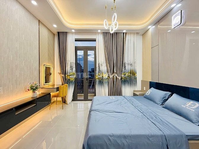 Siêu phẩm 4 Lầu THANG MÁY CAO CẤP hẻm rộng 8m Lê Văn Thọ, P14, Q.Gò Vấ