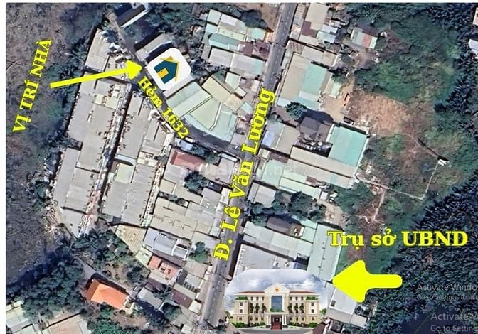 - Nhà cách MT Lê Văn Lương 50m, 4 tầng, đường trãi nhựa 9m
