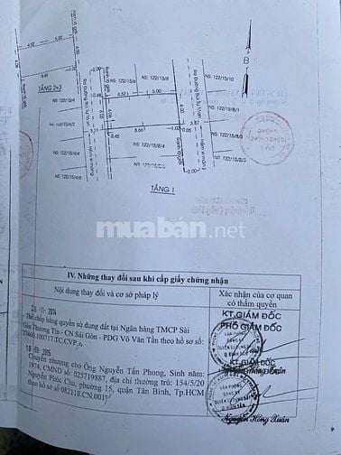 Bán nhà 2 mặt hẻm Bùi Tư Toàn, Bình Tân – 4PN, 2 lầu, GIÁ 4,88 TỶ