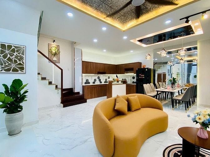 Nhà 3 lầu đẹp Cao Cấp góc 2 mặt hẻm xe hơi 1 trục Lê Đức Thọ, P16, Q.G