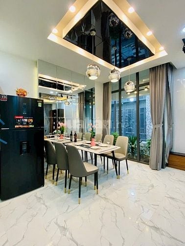 Nhà 3 lầu đẹp Cao Cấp góc 2 mặt hẻm xe hơi 1 trục Lê Đức Thọ, P16, Q.G