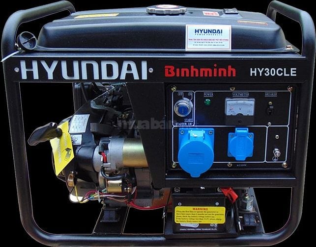 Máy phát điện Hyundai HY30CLE - Chạy xăng giá rẻ