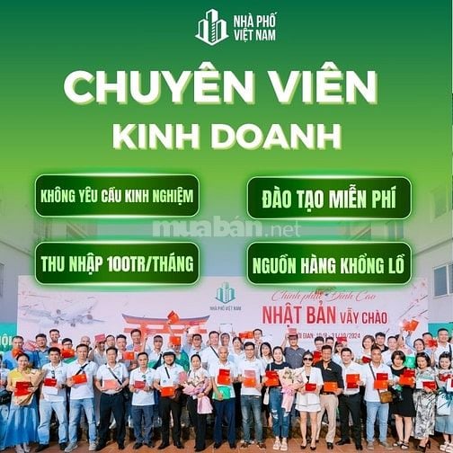 [HN] Bứt Phá Thu Nhập 6-9 Con Số Cùng Nghề Bất Động Sản – Tuyển Gấp 