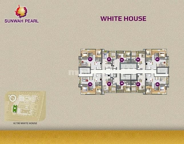 Bán Căn hộ tại Sunwah Pearl tầng cao gồm 2 phòng ngủ 98m2