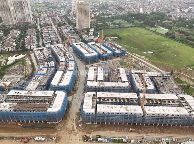 Bán nhà phố xây thô Tây Thăng Long 55m2 gần sát đô thị Tân Tây Đô