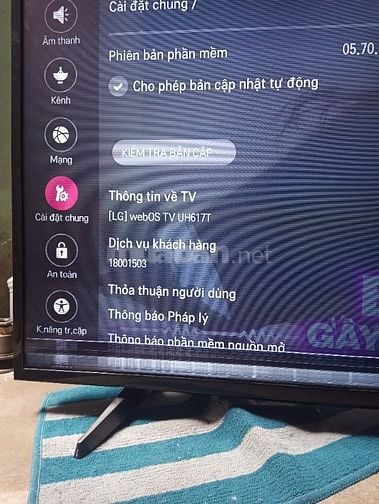 Dư tivi LG bị sọc dưới mép.để lại ai cần xem chữa cháy 