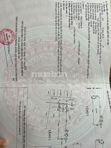 Bán nhà chính chủ đúc 3.5 tấm hẻm xe hơi 109/29/1 đs2 p16 gv giá 6 ty9