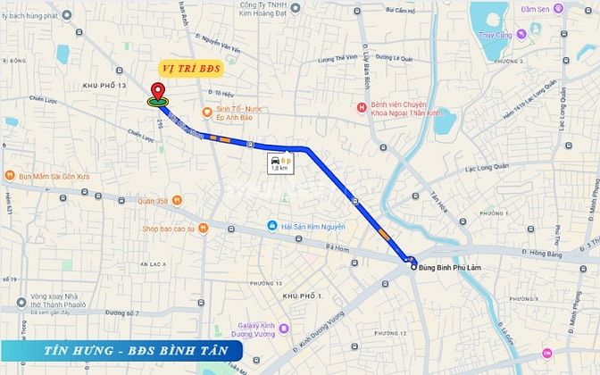 Bán nhà hẻm ô tô 276/ Tân Hòa Đông, 4x20m, 2.5 tấm, 7.4 tỷ (Tín Hưng)