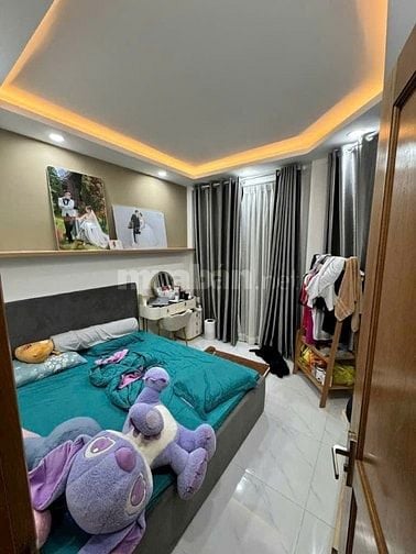 Chủ bán định cư gấp,4lau,45m,HXH,4PN,Nguyễn Văn Đậu,Bình Thạnh,hơn 8ty