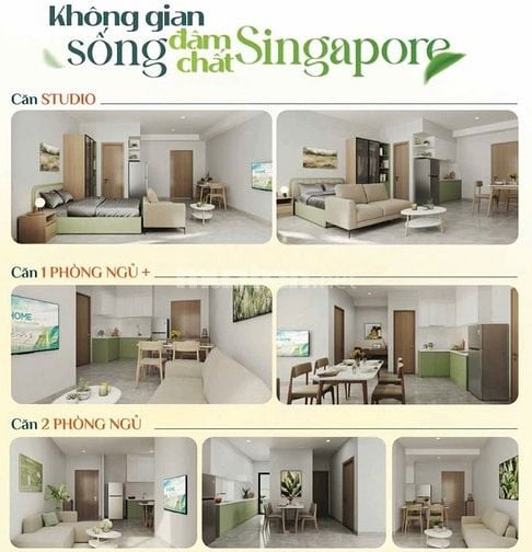 K-HOME APARTMENT 978 triệu/căn –Diện tích 45m² –Giá từ: 21,5triệu/m²