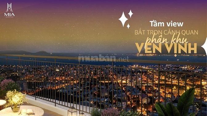 Suất ngoại giao giá sốc - Căn hộ 2PN - view biển đẹp nhất dự án MIA 