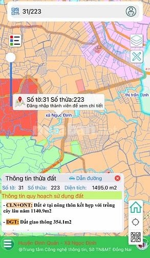 Bán đất chính chủ: xã Ngọc Định, Định Quán, Đồng Nai