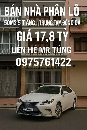 NHÀ 5 TẦNG PHÂN LÔ 50M2 - Ô TÔ - KHÂM THIÊN - ĐỐNG ĐA