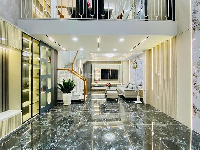 Cần tiền bán Nhà 4 lầu tuyệt đẹp Cao Cấp hẻm xe hơi 5m Bùi Quang Là