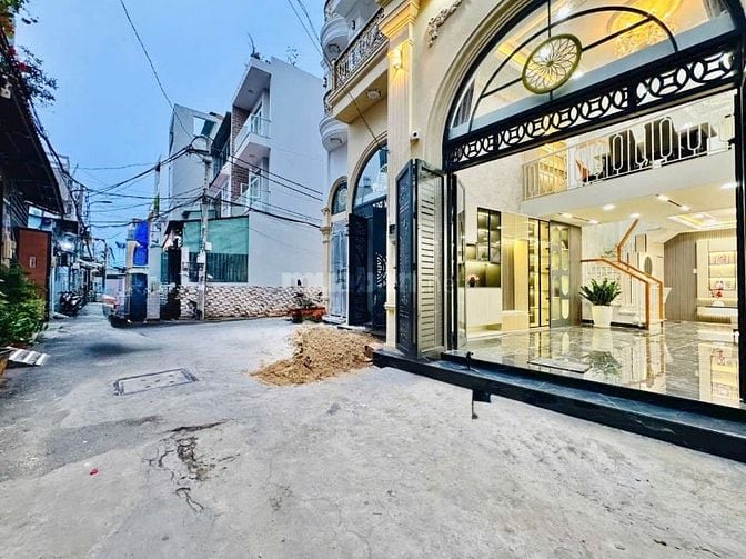 Cần tiền bán Nhà 4 lầu tuyệt đẹp Cao Cấp hẻm xe hơi 5m Bùi Quang Là