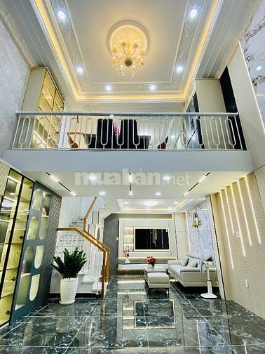 Cần tiền bán Nhà 4 lầu tuyệt đẹp Cao Cấp hẻm xe hơi 5m Bùi Quang Là