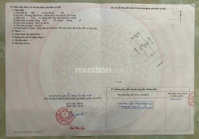 Bán nhanh đất và nhà đẹp, vị trí đẹp tại Mỹ Phước, TP Long Xuyên, An G