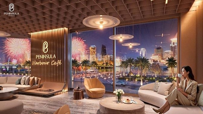 🔥Shophouse 2 mặt tiền sông Hàn, 104.5m², giá chỉ từ 7,6 tỷ - Peninsul