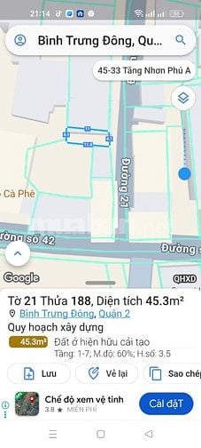 nhà nát 21 đường 42 bình trưng đông