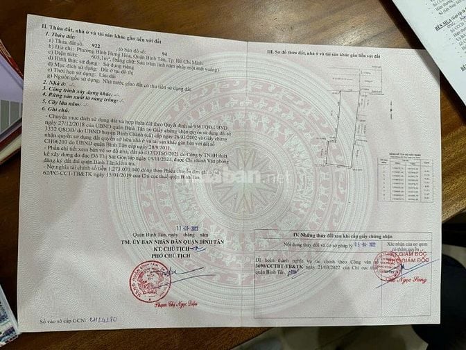 Bán đất mặt tiền số 50 Đường Số 7, Bình Hưng Hoà, 12.5mx48m
