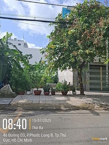 Bán đất mặt tiền đường D3 Phước Long B quận 9 cũ giá 12,6 tỷ