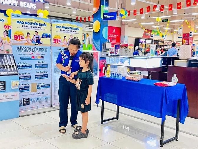 Siêu thị tuyển gấp Sinh viên/trung tuổi làm tạp vụ, bán hàng, bảo vệ 