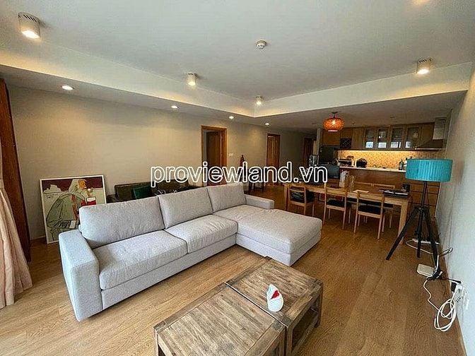 Cho thuê căn hộ River Garden, tầng thấp block B, dt 140m2, 3PN