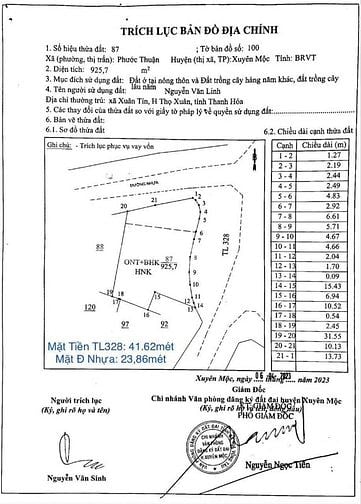 LÔ GÓC VÒNG XOAY 2 MẶT TIỀN, GIÁ TỐT: 55TR./M2, TỔNG 51 TỶ.