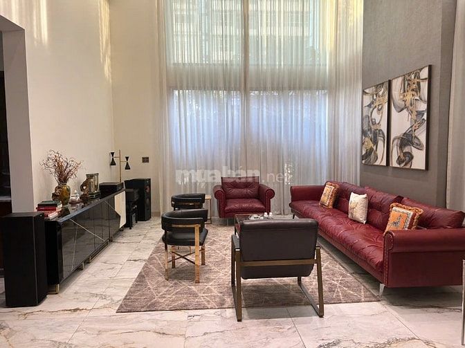 Villa 204 Nguyễn Văn Hưởng, Thảo Điền, Q2 CN 305m2, Hầm 3 lầu, 98 tỷ