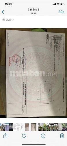 Bán Đất Thổ Cư đường Võ Văn Ngân, Đức Hòa, Long An, ngang 5x25m