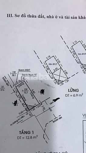Bán nhà hẻm Nguyễn Thượng Hiền, Quận 3 - Giá: 3,2 Tỷ (TL)