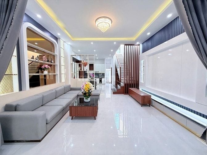 Giá Sụp Hầm Bán Nhà Đẹp Mặt Tiền 3 Tầng Đẹp Như Mơ - Giá Giảm Cực Sốc