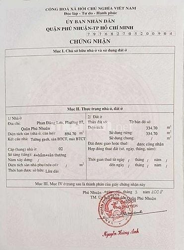 Bán tòa nhà mặt tiền Phan Đăng Lưu, Phú Nhuận đang cho thuê
