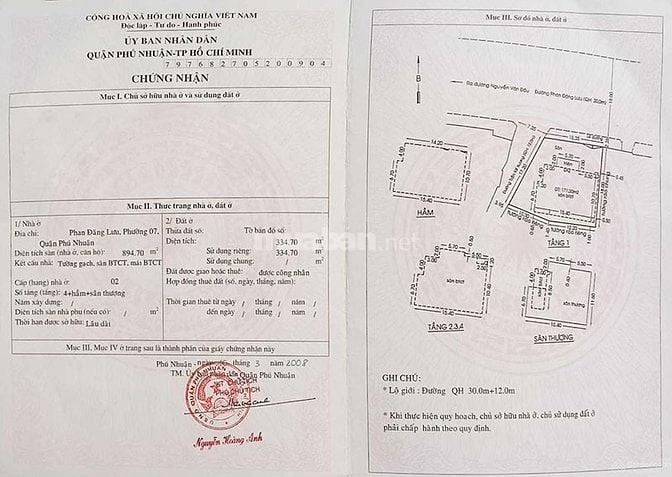 Bán tòa nhà mặt tiền Phan Đăng Lưu, Phú Nhuận đang cho thuê