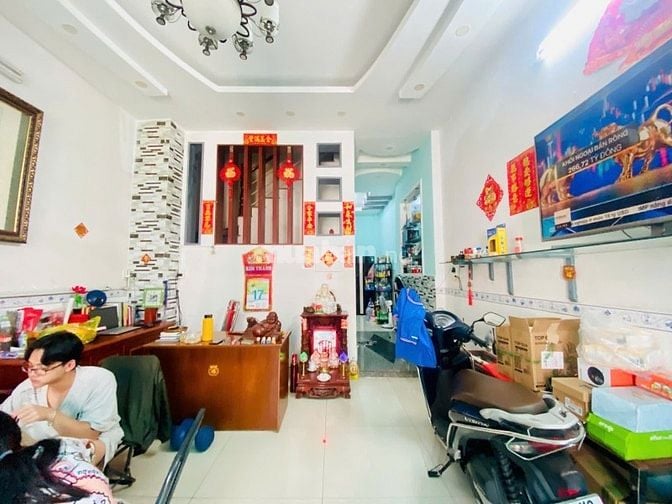Bán Nhà, ÂU Cơ, Giáp Tân Bình, 60M2, 4 Tầng, Hẻm 6M Thông,Chỉ Hơn 7 Tỷ