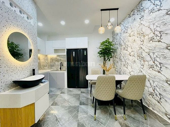 ⭐️Nhà 2 Lầu tuyệt đẹp Cao Cấp xe hơi để trong nhà Quang Trung, P8, Q.G