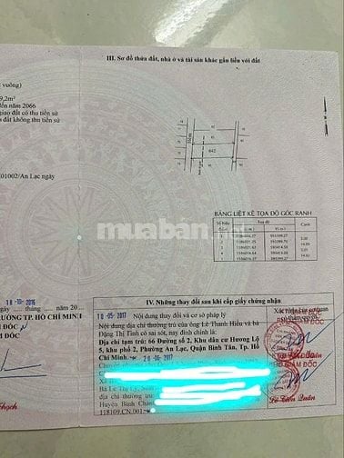 Đất đẹp giá rẻ đường Lê Tấn Bê – Gần Võ Văn Kiệt – 3,7 TỶ – Sổ riêng