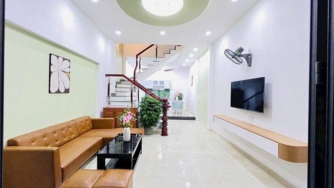 Nhà 4,1 x 11 đúc 1 trệt 2 lầu Quang Trung phường 8 gò vấp 